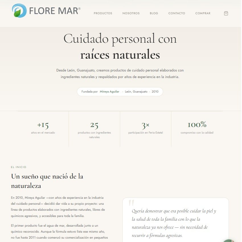 Tienda en línea Floremar.mx — ficha de producto